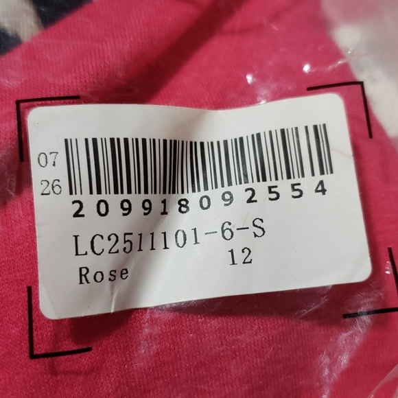 3/4 sleeve color block top - Picture 4 of 4